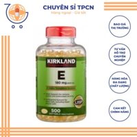 💥GIÁ TỐT💥 Vitamin E 500 viên Kirkland của Mỹ - Đẹp da, chống lão hóa