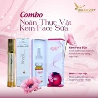 [Giá tốtt] Combo kem face sữa napoli và Noãn thực vật Hải Âu Việt