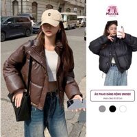 [Giá trải nghiệm] Áo khoác phao nữ Da Bóng, Áo phao nữ ngắn chất liệu tráng da dày dặn siêu ấm từ 40-65kg