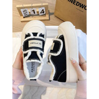 [Giá Trên LIVE] Giày thể thao nữ Quai Dán Vải CAVAS kiểu dáng học sinh