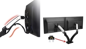 Giá treo 2 màn hình NB-F180 27 Inch