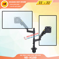 Giá Treo 2 Màn Hình NB - H180 Hỗ Trợ Màn 22 - 32 Inch / Tay Treo Hai Màn Hình H180 Tải Trọng 12Kg - Lắp Đặt Gắn Bàn