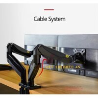 Giá treo 2 màn hình pc, tay arm đỡ màn hình lcd F160, F80, M051, M052, M052S giá rẻ