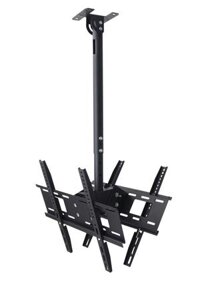 Giá treo 2 Tivi gắn trần cho màn hình 32-60inch, tải trọng lớn hàng nhập khẩu