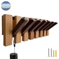 Giá treo áo Hoeaden, Móc áo gỗ treo tường 7 móc cho lối vào, phòng tắm, phòng ngủ, nhà bếp VN