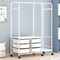 Giá Treo Áo Móc Treo Di Động Phòng Ngủ Đơn Giản Từ Sàn Đến Trần Nhà Cho Thuê Có Bánh Xe Treo Tủ Quần Áo Kệ Lưu Trữ Quần