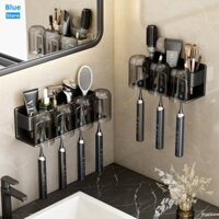 Giá treo bàn chải đánh răng MEIDOO, Kệ Đựng Đồ Bàn Chải Đa Năng chất liệu hợp kim nhôm A+ tiện lợi-BlueStore