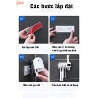 giá treo bàn chải, Kem đánh răng khử khuẩn tia UV