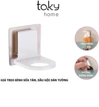Giá Treo Bình Rửa Tay, Sửa Tắm, Dầu Gội Có Vòi Dán Tường Phòng Tắm, Sử Dụng Miếng Dán 3M Siêu Chắc. TakyHome 4012