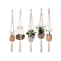 Giá treo cây macrame trong nhà, 1 cái giá treo cây macrame cho cây trong nhà - Giá treo cây trong nhà, giá treo cây macrame cho cây trong nhà