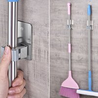 Giá Treo Chổi, Cây Lau Nhà Bằng Inox Dán Keo