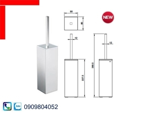 Giá treo cọ vệ sinh mặt kiếng trắng 495.80.230