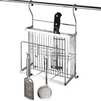 Giá Treo Dao Thớt Inox Garis GI04.5 - Chất Liệu Inox, Nan Tròn Và Nan Dẹt