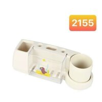 Giá treo để bàn chải, kem đánh răng kèm cốc
