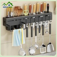 Giá Treo Đồ Nhà Bếp, Giá Cài Dao, Kéo, Đồ Dùng Nhà Bếp Đa Năng Bằng Inox Không Gỉ