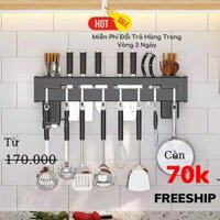 Giá Treo Đồ Nhà Bếp, Giá Cài Dao, Treo Kéo, Muỗng Bằng Inox Không Gỉ