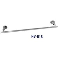 Giá treo đồ nhà tắm bát tròn hình đồng tiền , dài 60 cm  inox 304 AP618
