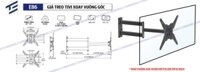 Giá treo E86( 20" - 65" ) - XOAY VUÔNG GÓC VỚI TIVI 65INCH