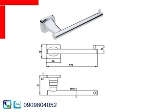 Giá Treo Giấy Vệ Sinh Hafele 580.41.440