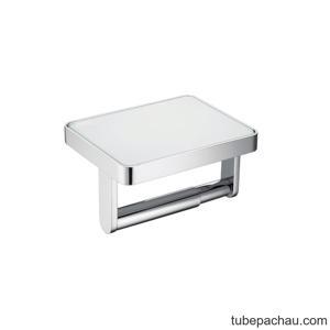 Giá treo giấy vệ sinh mặt kiếng trắng 495.80.231