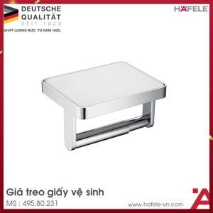 Giá treo giấy vệ sinh mặt kiếng trắng 495.80.231