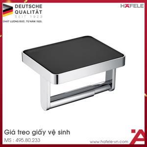 Giá treo giấy vệ sinh mặt kiếng đen 495.80.233