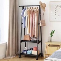 Giá Treo Kệ Treo  Có Bánh Xe  Quần Áo Chữ A Lắp Ghép Di Chuyển Tiện Lợi