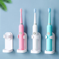 Giá treo kẹp máy đánh răng điện và máy cạo râu dùng miếng dính tường, cho các loại máy Oral B, Philips, Panasonic, Xiaomi MIHOCO - Xanh