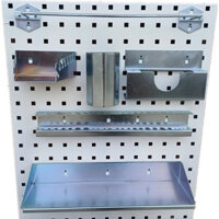 Giá treo khăn bằng bảng đục lỗ, giá treo khăn, giá treo cờ lê, dụng cụ phần cứng, bảng treo, dụng cụ sửa chữa ô tô, giá treo tường lỗ vuông