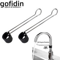 Giá treo khăn GOFIDIN, Bộ phận vòi chậu rửa đa chức năng Giá đỡ khăn bát đĩa, Kệ lau nhà bếp linh hoạt bằng kim loại sành điệu Tiện ích nhà bếp