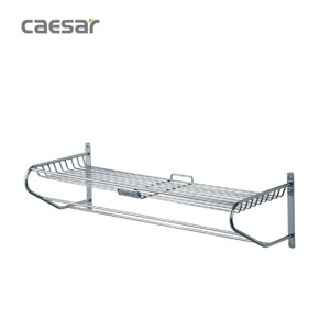 Giá treo khăn inox 2 tầng Caesar ST827V