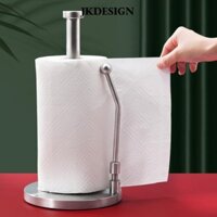 Giá treo khăn lau nhà bếp JKDESIGN, Giá đỡ cuộn giấy lò xo bằng thép không gỉ, Đế chống đục lỗ Giá đỡ khăn giấy dọc dọc Mesa