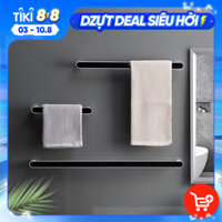 Giá Treo Khăn Nhà Tắm Dán Tường - Giá Treo Khăn Nhà Bếp - Giá Treo Giày Dép Dán Cửa - Giao Màu Ngẫu Nhiên - HÀNG CHÍNH HÃNG. - thanh ngắn