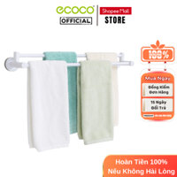 Giá Treo Khăn Nhà Tắm ECOCO, Thanh Treo Khăn Hút Chân Không Siêu Tiện Lợi, Không Cần Khoan Đục