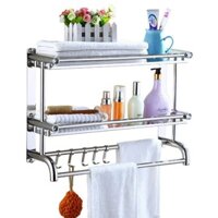 Giá Treo Khăn Nhà Tắm Inox 304,Kệ Treo Khăn Tắm 3 Tầng Lắp Đặt Dán Tường Tiện Lợi_ Giacucsoc