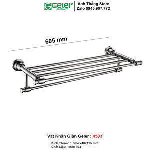 Giá treo khăn tắm Geler 4503