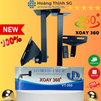 Giá treo loa xoay 360 độ VT-360, kệ treo 2 loa xoay 360, hàng loại dầy, hàng mới full box