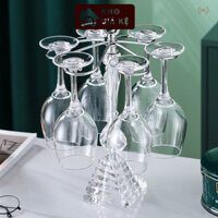 Giá treo ly rượu vang Inox Mica Cao Cấp 2022 | Treo Vang Cao Cấp H64 Phù hợp với mọi loại ly vang Decor 2022