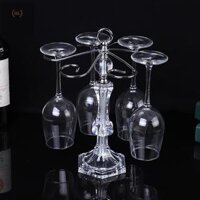 Giá treo ly rượu vang Inox Mica Cao Cấp 2022  Treo Vang Cao Cấp H64 Phù hợp với mọi loại ly vang Decor 2022