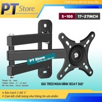 Giá Treo Màn Hình Máy Tính 17 - 32 Inch Xoay 360 Độ ( treo tường ) Model S-100
