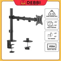 Giá treo màn hình máy tính 17 - 32 inch kẹp thành bàn tải Trọng 8Kg có thể xoay 360 ° điều chỉnh độ cao