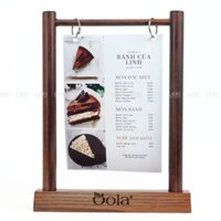 GIÁ TREO MENU BỎ VỪA GIẤY A5 - LUXI DECOR