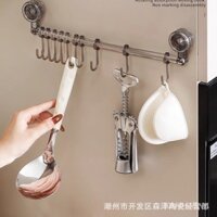 Giá treo móc nhà bếp, giá treo que không đục lỗ, giá treo đựng xẻng, đồ dùng đa chức năng tiết kiệm không gian