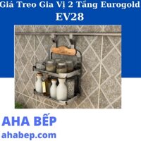 Giá treo ngoài gia vị 2 tầng Eurogold Eurogold EV28 - Hàng Chính Hãng