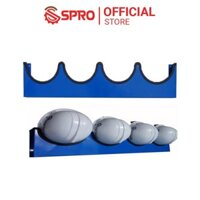 Giá treo nón bảo hộ lao động, 4 nón ALLY QT-BBH01-A4, kích thước RxDxC: 950x70x155mm