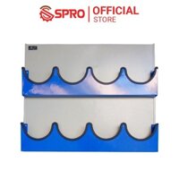 Giá treo nón bảo hộ lao động, 8 nón ALLY QT-BBH01-A8, kích thước RxDxC: 950x100x720mm