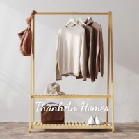 GIÁ TREO QUẦN ÁO 2 TẦNG CHỮ A - BIG SIZE Dài 86x150 cm