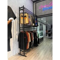 Giá Treo Quần Áo 2 Tầng Hộp Vuông 25 Siêu Chắc - Sắt + Sơn Tĩnh Điện