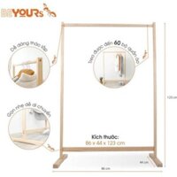 GIÁ TREO QUẦN ÁO KỆ SÀO TREO ĐỒ GỖ THANH ĐƠN NỘI THẤT KIỂU HÀN QUỐC BEYOURS - SINGLE HANGER L GỖ