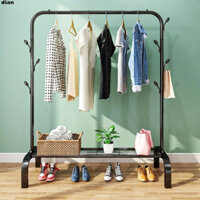 Giá Treo Quần Áo Kệ Treo Đồ Kim Loại Đơn Giản Chắc Chắn Tiện Lợi Loại 2 Giàn Phơi 2 Tầng 88368